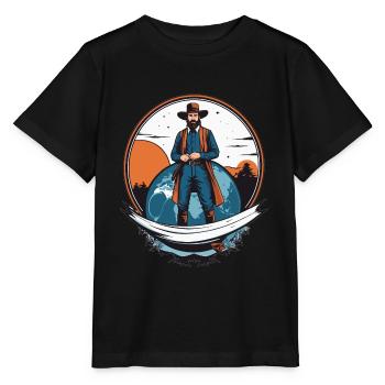 Amish Man - Stanley/Stella MINI CREATOR Kids’ T-Shirt - black - Front - Mikhail (115cm)