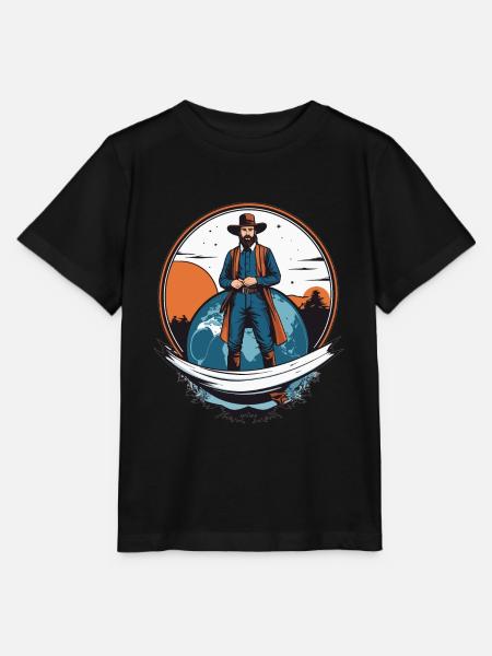 Amisch Mann - Stanley/Stella Kinder T-Shirt MINI CREATOR - Schwarz