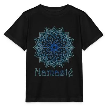 Namasté - Stanley/Stella MINI CREATOR Kids’ T-Shirt - black - Front - Mikhail (115cm)