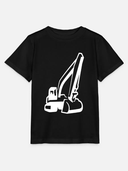 Bagger, Baumaschine, Baggerfahrer, - Stanley/Stella Kinder T-Shirt MINI CREATOR - Schwarz