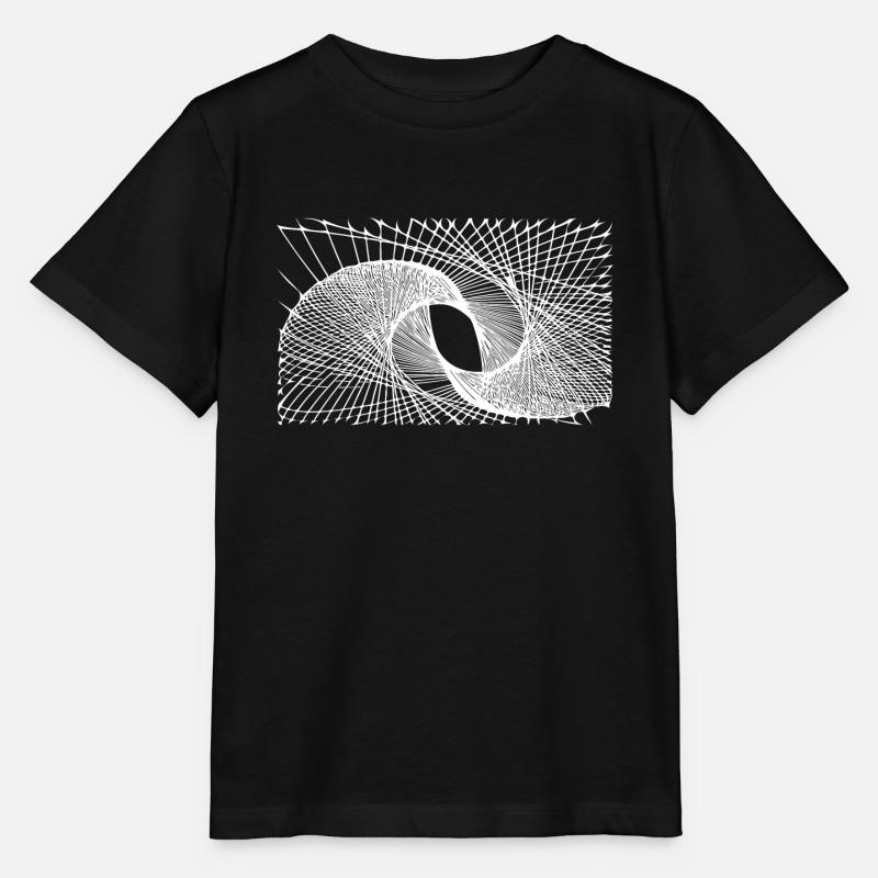 Lignes géométriques - T-shirt bio MINI CREATOR Stanley/Stella Enfant - noir