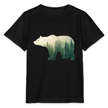 Aventure Outsider Outdoor Nature - T-shirt bio MINI CREATOR Stanley/Stella Enfant - noir - Devant - Mikhail (115cm)