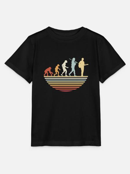 Guitar Evolution - Stanley/Stella Kinder T-Shirt MINI CREATOR - Schwarz