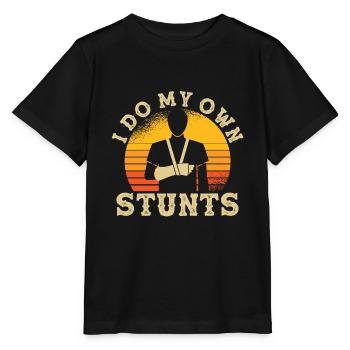 Je fais mes propres cascades de blessures au bras - T-shirt bio MINI CREATOR Stanley/Stella Enfant - noir - Devant - Mikhail (115cm)
