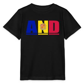 Andorre Graphique - T-shirt bio MINI CREATOR Stanley/Stella Enfant - noir - Devant - Mikhail (115cm)