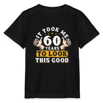 Took 60 Years - Stanley/Stella Kinder T-Shirt MINI CREATOR  - Schwarz - Vorne - Mikhail (115cm)