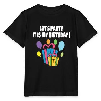 Nouveau cadeau d'anniversaire fête de cadeau d'anniversaire - T-shirt bio MINI CREATOR Stanley/Stella Enfant - noir - Devant - Mikhail (115cm)