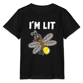 Ich bin Little Tshirt Design - Stanley/Stella Kinder T-Shirt MINI CREATOR  - Schwarz - Vorne - Mikhail (115cm)