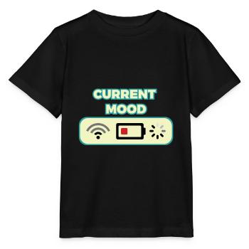 Awesome & Trendy T-Shirt Designs Aktuelle Stimmung - Stanley/Stella Kinder T-Shirt MINI CREATOR  - Schwarz - Vorne - Mikhail (115cm)