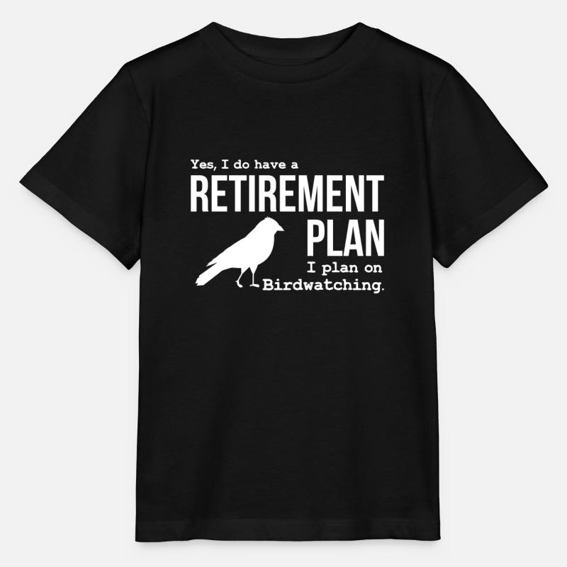 Observation d'oiseaux, Observation d'oiseaux, Articles drôles - T-shirt bio MINI CREATOR Stanley/Stella Enfant - noir