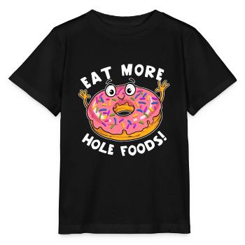 donut - Stanley/Stella MINI CREATOR Kids’ T-Shirt - black - Front - Mikhail (115cm)