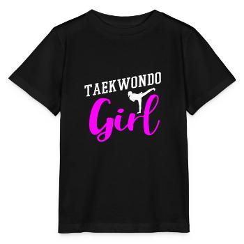 Taekwondo Girl Cadeaux Taekwondo Taekwondo drôle - T-shirt bio MINI CREATOR Stanley/Stella Enfant - noir - Devant - Mikhail (115cm)