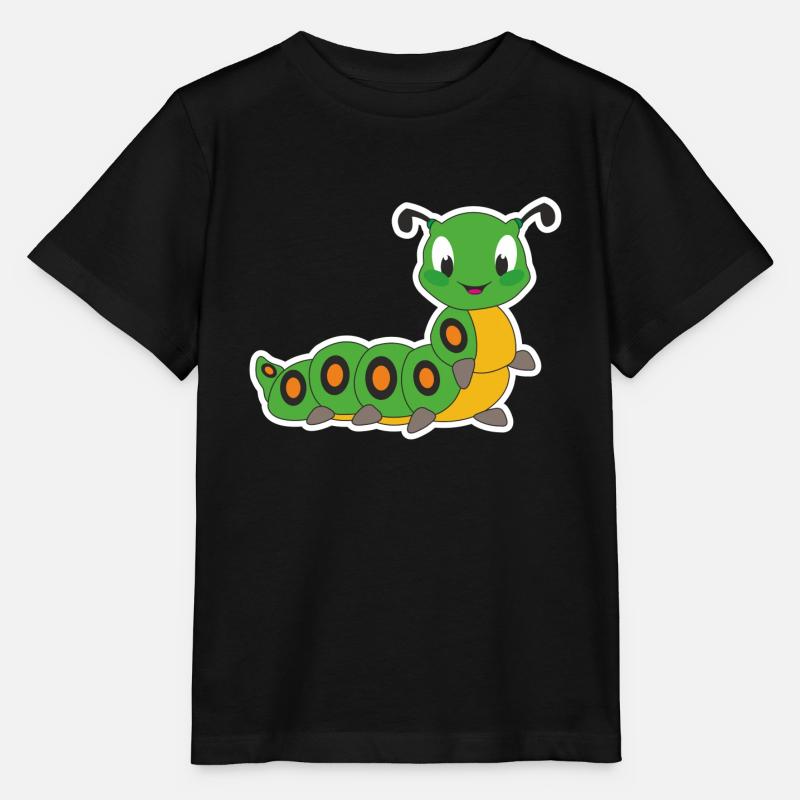 Raupe - Stanley/Stella Kinder T-Shirt MINI CREATOR  - Schwarz