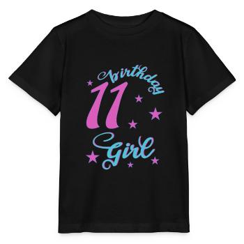 11e anniversaire fille anniversaire fille - T-shirt bio MINI CREATOR Stanley/Stella Enfant - noir - Devant - Mikhail (115cm)