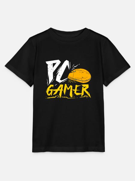 PC-Gamer, Desktop Zocker - Stanley/Stella Kinder T-Shirt MINI CREATOR - Schwarz