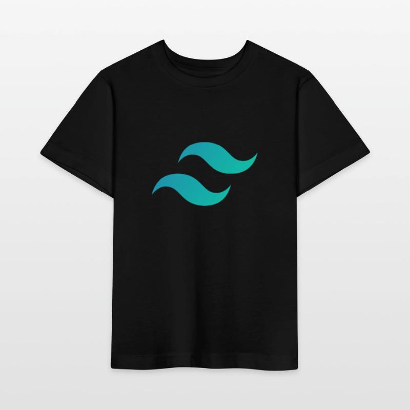 Tailwind CSS Mark - Codeur de programmeur de cadre CSS T-shirt bio MINI CREATOR Stanley/Stella Enfant