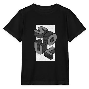 Musique soul - T-shirt bio MINI CREATOR Stanley/Stella Enfant - noir - Devant - Mikhail (115cm)