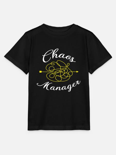 Chaos Manager - Stanley/Stella Kinder T-Shirt MINI CREATOR - Schwarz