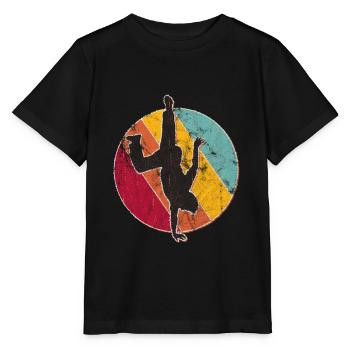Breakdance b-boy gift - Stanley/Stella MINI CREATOR Kids’ T-Shirt - black - Front - Mikhail (115cm)