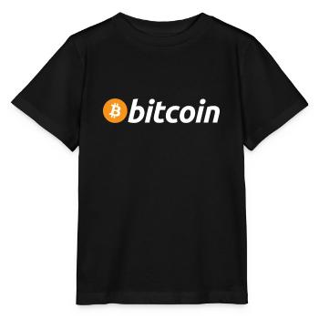 Bitcoin BTC Coin Crypto Trader #bitcoin avenir - T-shirt bio MINI CREATOR Stanley/Stella Enfant - noir - Devant - Mikhail (115cm)