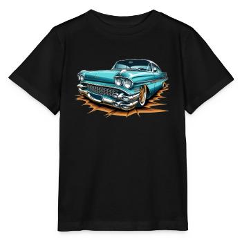 schicker Lowrider - Stanley/Stella Kinder T-Shirt MINI CREATOR  - Schwarz - Vorne - Mikhail (115cm)