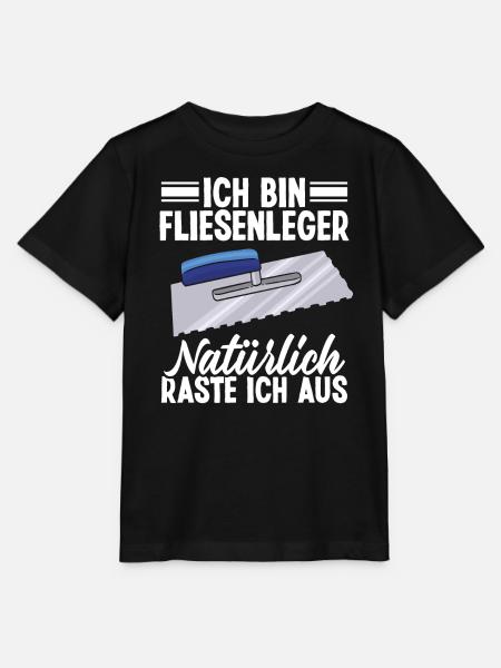 Plattenleger Fliesenlegermeister Handwerker Beruf - Stanley/Stella Kinder T-Shirt MINI CREATOR - Schwarz