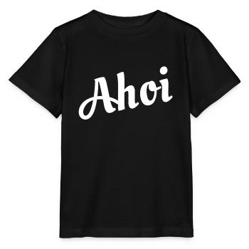 Ahoi - Stanley/Stella Kinder T-Shirt MINI CREATOR  - Schwarz - Vorne - Mikhail (115cm)