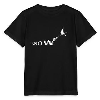 ski - T-shirt bio MINI CREATOR Stanley/Stella Enfant - noir - Devant - Mikhail (115cm)