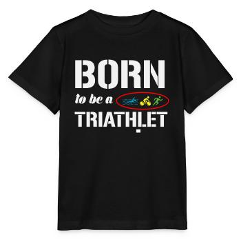 triathlon - T-shirt bio MINI CREATOR Stanley/Stella Enfant - noir - Devant - Mikhail (115cm)