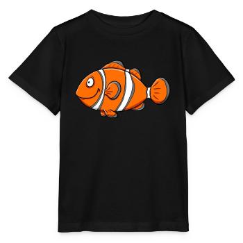 Clownfisch - Stanley/Stella Kinder T-Shirt MINI CREATOR  - Schwarz - Vorne - Mikhail (115cm)