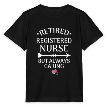 Registrierte Pflegekraft Krankenschwester Pension - Stanley/Stella Kinder T-Shirt MINI CREATOR  - Schwarz - Vorne - Mikhail (115cm)