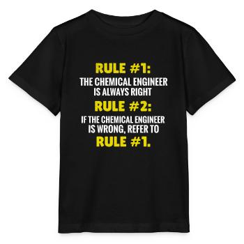 Chemical Engineer Chemical Engineer Gift Idea - Stanley/Stella MINI CREATOR Kids’ T-Shirt - black - Front - Mikhail (115cm)