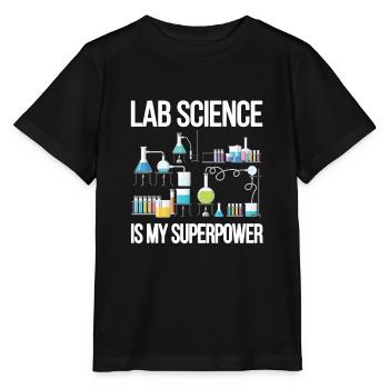 Laboratory Technician Medical Technician Laboratory Technician Lab Tech - Stanley/Stella MINI CREATOR Kids’ T-Shirt - black - Front - Mikhail (115cm)
