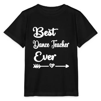 Professeur de danse Reconnaissance Professeur de danse Cours de danse - T-shirt bio MINI CREATOR Stanley/Stella Enfant - noir - Devant - Mikhail (115cm)