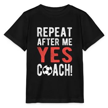 Proud Football Coach Football Coach Football Team - Stanley/Stella MINI CREATOR Kids’ T-Shirt - black - Front - Mikhail (115cm)