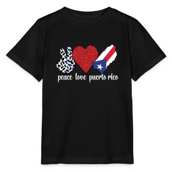 Puerto Rico Puerto-Ricaner Puerto Rico Wurzeln - Stanley/Stella Kinder T-Shirt MINI CREATOR  - Schwarz - Vorne - Mikhail (115cm)