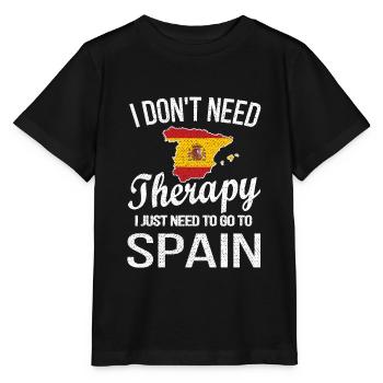 Fier espagnol Espagne Origine Drapeau espagnol - T-shirt bio MINI CREATOR Stanley/Stella Enfant - noir - Devant - Mikhail (115cm)