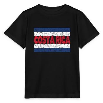 Costa Rica Costa-Ricaner Costa Rica Wurzeln - Stanley/Stella Kinder T-Shirt MINI CREATOR  - Schwarz - Vorne - Mikhail (115cm)