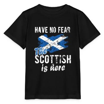 Fier Écossais Ecosse Drapeau écossais - T-shirt bio MINI CREATOR Stanley/Stella Enfant - noir - Devant - Mikhail (115cm)