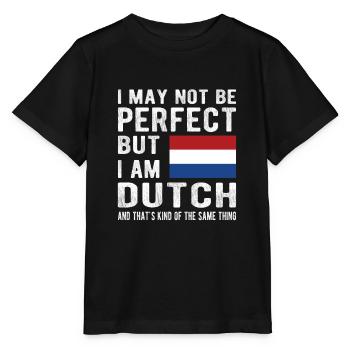 Dutch Netherlands Dutch origin - Stanley/Stella MINI CREATOR Kids’ T-Shirt - black - Front - Mikhail (115cm)