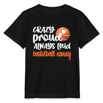 Nanny Grandma Of Basketball Player Basketball Nanny - Stanley/Stella MINI CREATOR Kids’ T-Shirt - black - Front - Mikhail (115cm)