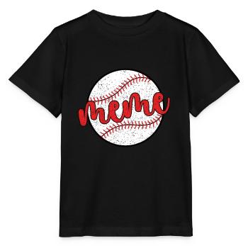 Meme Oma Eines Baseballspieler Baseball Meme - Stanley/Stella Kinder T-Shirt MINI CREATOR  - Schwarz - Vorne - Mikhail (115cm)