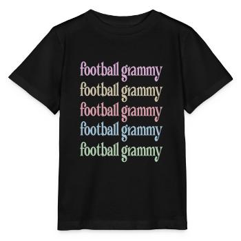 Football Grammy Grandma Of Football Player Grammy - Stanley/Stella Kinder T-Shirt MINI CREATOR  - Schwarz - Vorne - Mikhail (115cm)