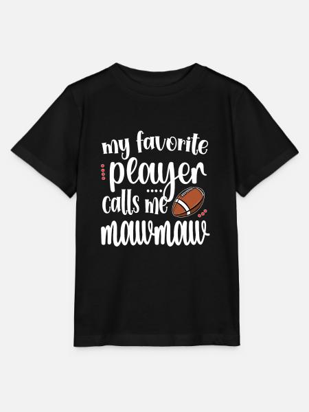 Football Mawmaw Grandma Of Football Player Mawmaw - Stanley/Stella Kinder T-Shirt MINI CREATOR - Schwarz