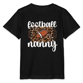 Football Nanny Grandma Of Football Player Nanny - Stanley/Stella Kinder T-Shirt MINI CREATOR  - Schwarz - Vorne - Mikhail (115cm)