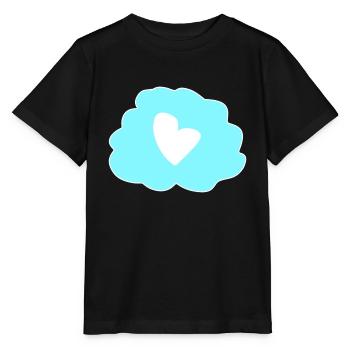 Icône de cœur de pensée nuageuse - T-shirt bio MINI CREATOR Stanley/Stella Enfant - noir - Devant - Mikhail (115cm)