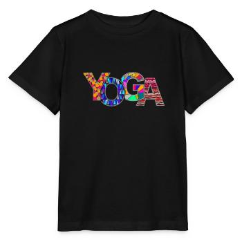 YOGA the design - Stanley/Stella Kinder T-Shirt MINI CREATOR  - Schwarz - Vorne - Mikhail (115cm)