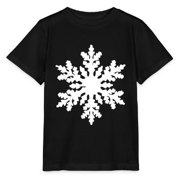 flocon de neige 2 - T-shirt bio MINI CREATOR Stanley/Stella Enfant - noir - Devant - Mikhail (115cm)
