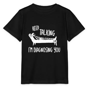 Psychotherapeut Lustige Sprüche Psychologe - Stanley/Stella Kinder T-Shirt MINI CREATOR  - Schwarz - Vorne - Mikhail (115cm)