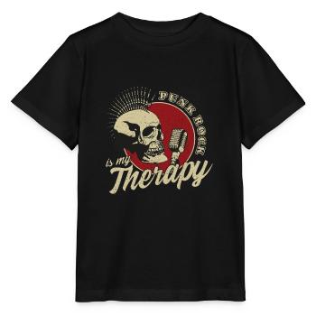 Punkrock Retro - Stanley/Stella Kinder T-Shirt MINI CREATOR  - Schwarz - Vorne - Mikhail (115cm)